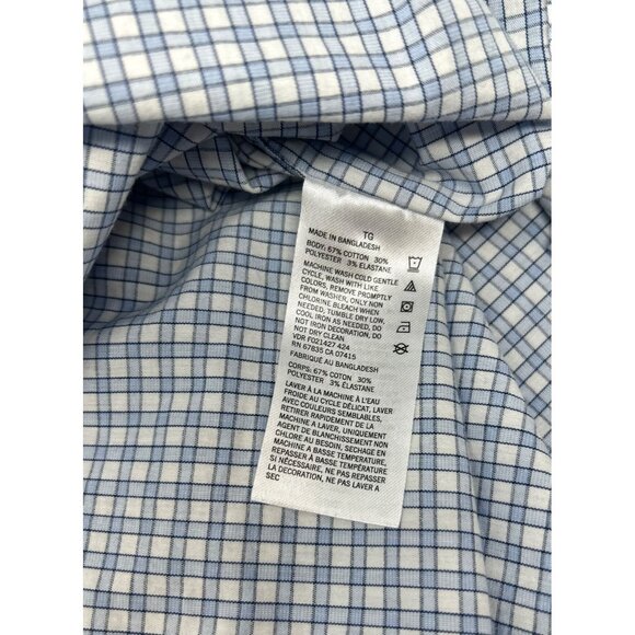 Nautica Mens Stretch Checkered Long Sleeve Shirt‎ - Size XL - Picture 6 of 6